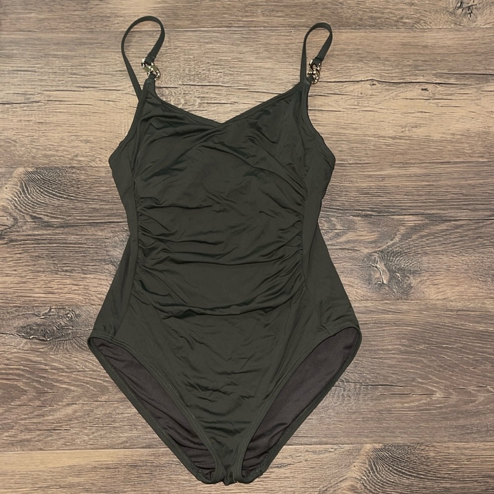 Michael Kors one piece / Olive Green (8)